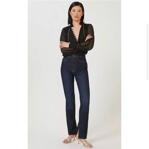 NWT! Anthropologie Pilcro The Split Straight Jeans sz 26